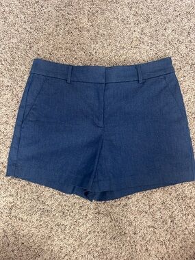 LOFT Navy Tailored Shorts